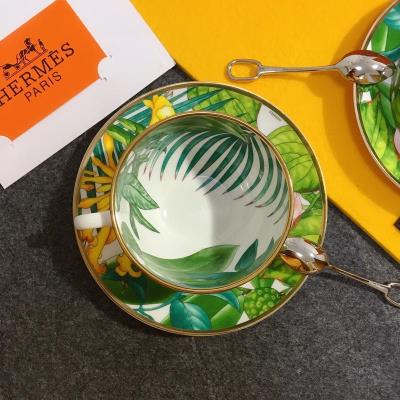wholesale quality hermes passifolia coffee cup  saucer and spoon 